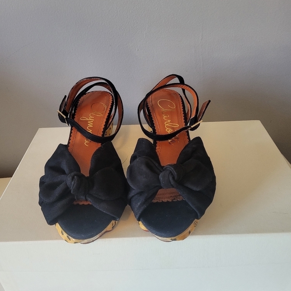 Charlotte Olympia Panthera Wedges, VGUC, Size 5.5 - Picture 3 of 13